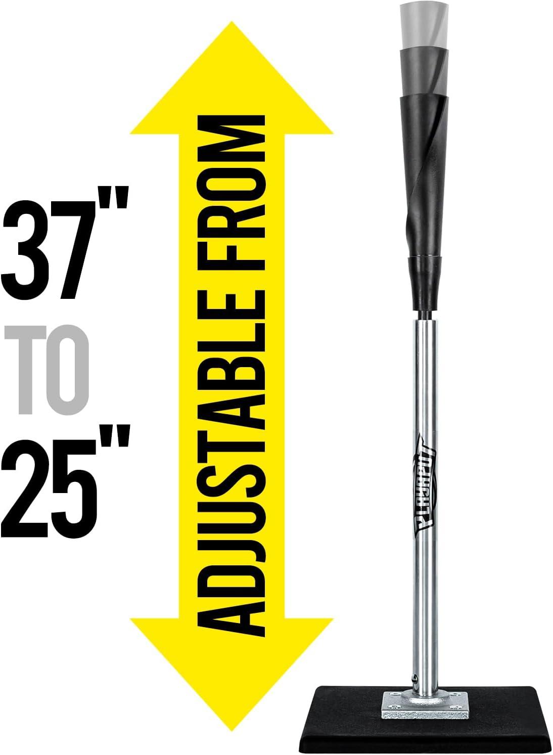 Franklin Sports One-Position Batting Tee - Adjustable Rubber Tee For Baseball & Softball Practice