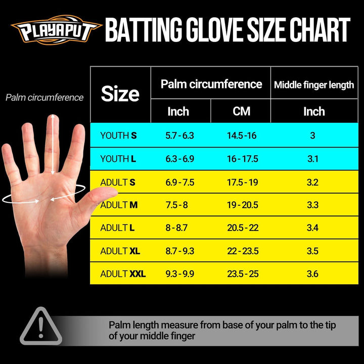 Durable and Comfortable Baseball/Softball Batting Gloves - PlayaPut