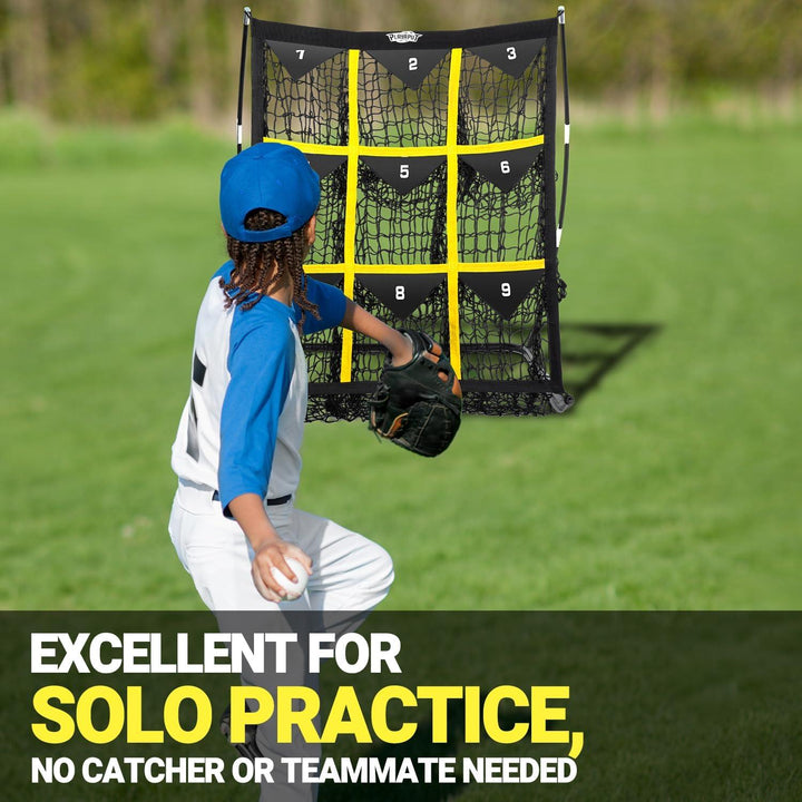 PLAYAPUT Baseball Pitching Net & Radar Speed Gun Combo Set for Baseball and Softball - PlayaPut