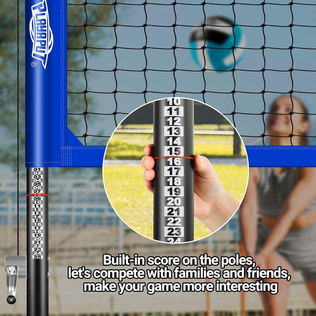 Professional Portable Volleyball Net Set with Carrying Bag Kits