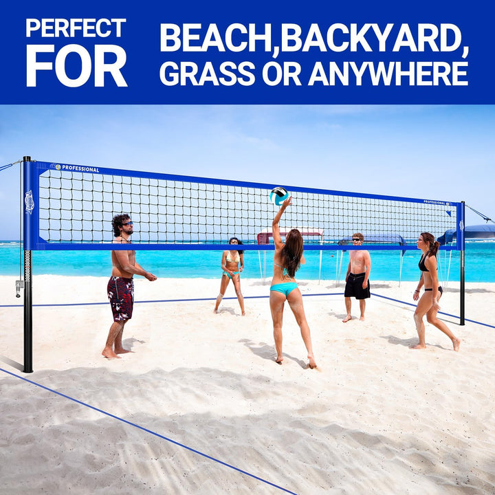 Professional Portable Volleyball Net Set with Carrying Bag Kits