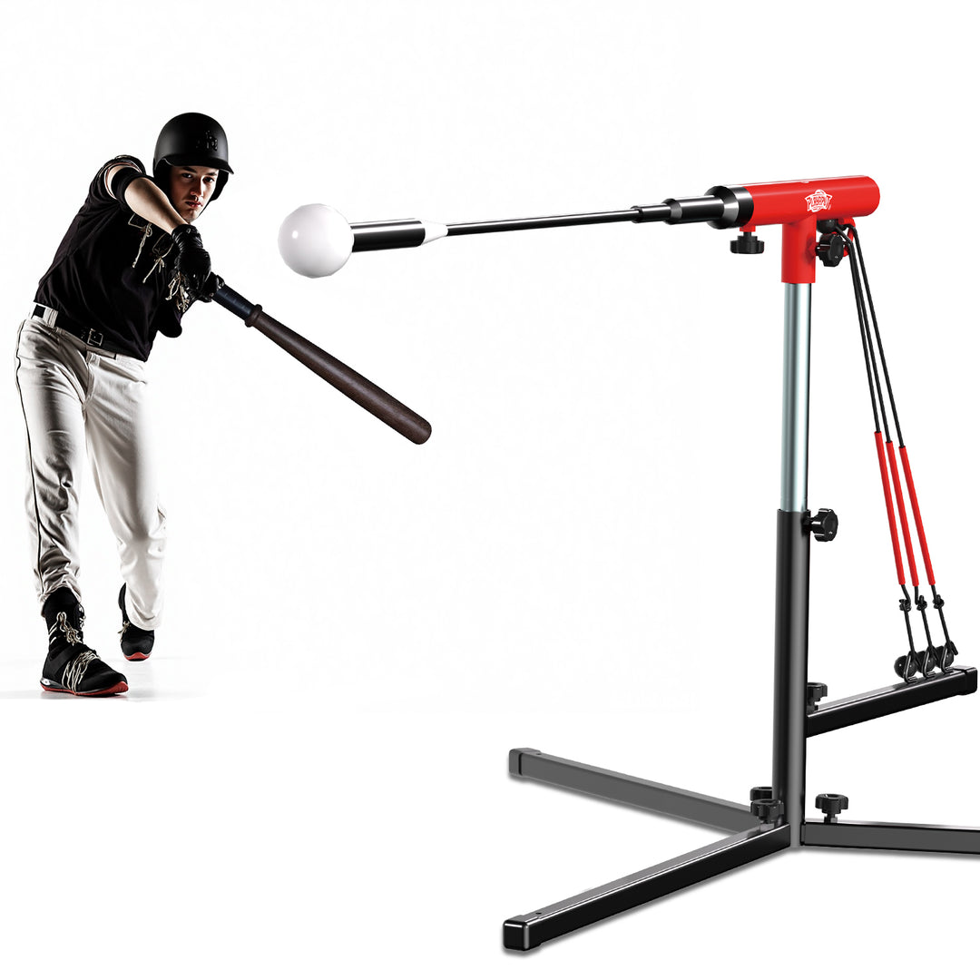 PLAYAPUT Youth Swing Trainer For Baseball & Softball - Auto Reset Hitting Trainer