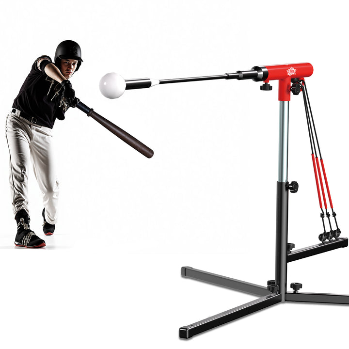 PLAYAPUT Youth Swing Trainer For Baseball & Softball - Auto Reset Hitting Trainer
