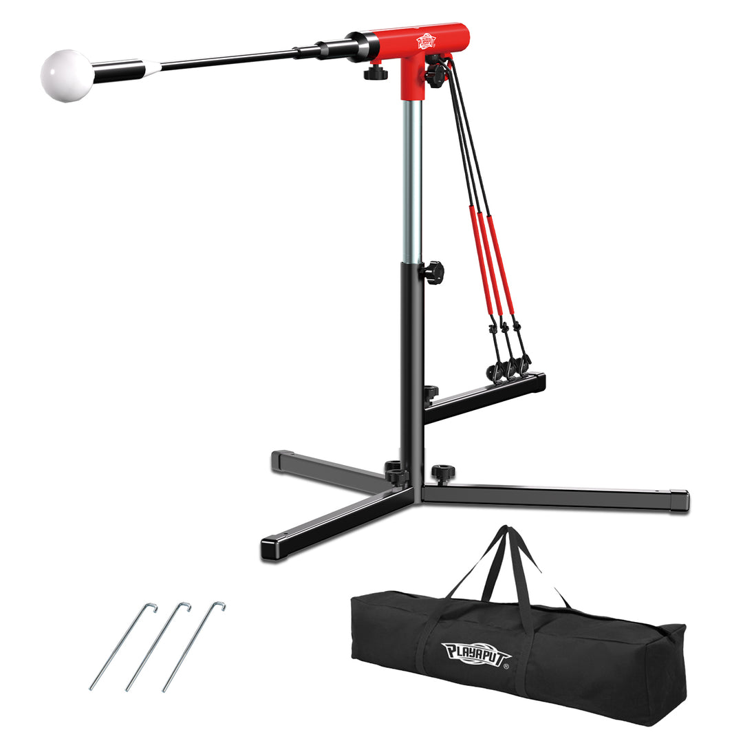 PLAYAPUT Youth Swing Trainer For Baseball & Softball - Auto Reset Hitting Trainer