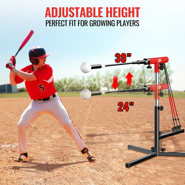 PLAYAPUT Youth Swing Trainer For Baseball & Softball - Auto Reset Hitting Trainer