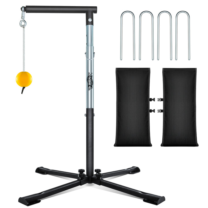PLAYAPUT Baseball Softball Batting Tee with Tethered Ball