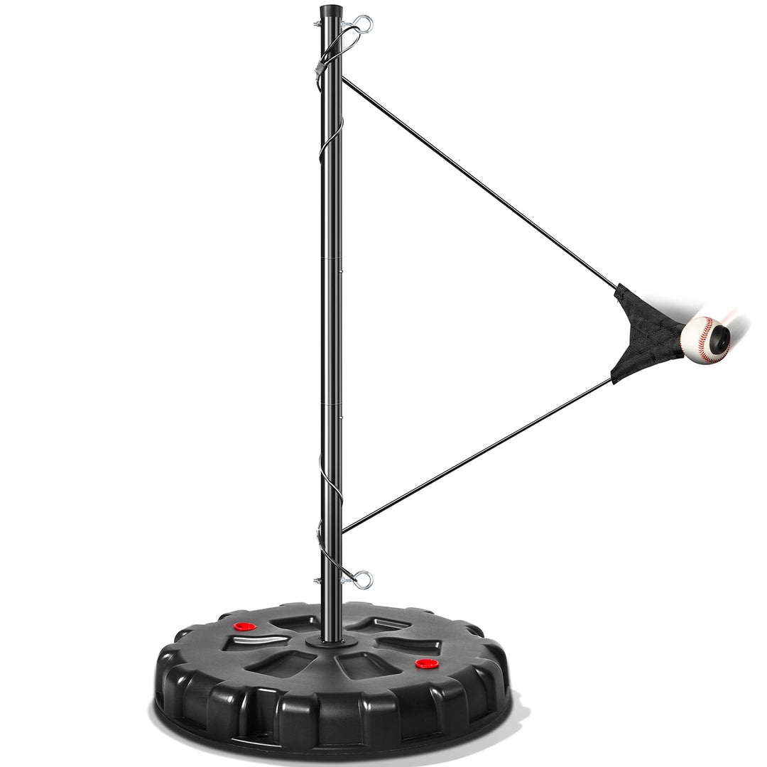 PLAYAPUT Swing Trainer With Real Ball&Stand,Auto-Reset Baseball Hitting Trainer