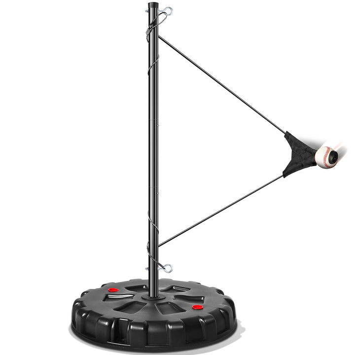 PLAYAPUT Swing Trainer With Real Ball&Stand,Auto-Reset Baseball Hitting Trainer